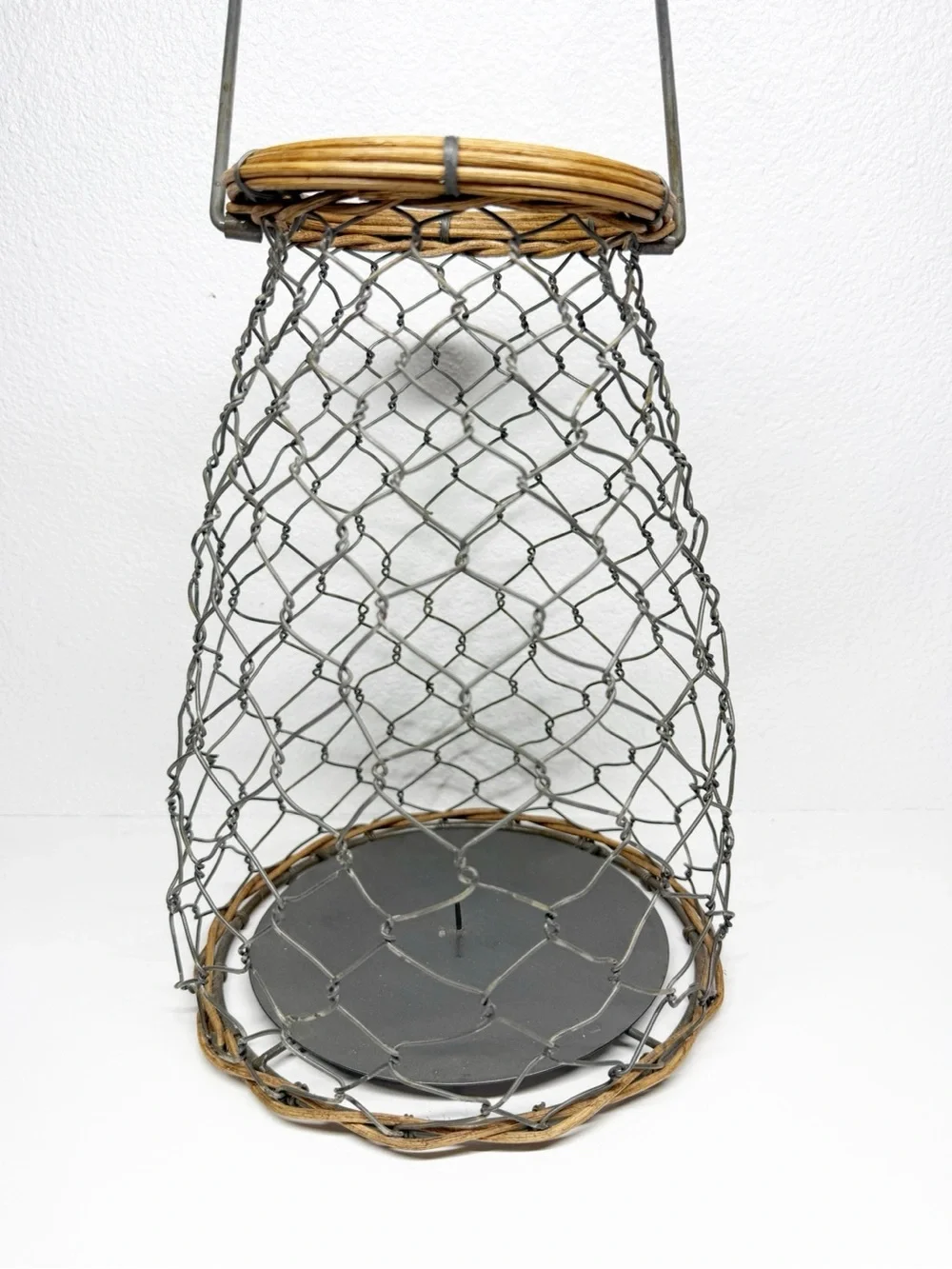 Farmhouse Chicken Wire Candle Lantern